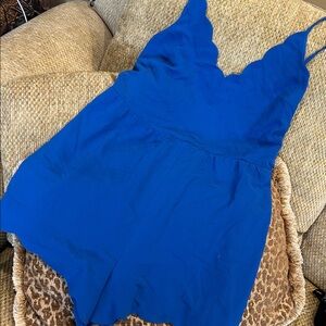Lush Royal Blue Romper-M